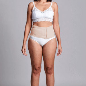 CUI Wear Unisex Anti Roll Wraparound Ostomy Hernia Support Belt | Small | Beige | CUI F551S | 1 Item