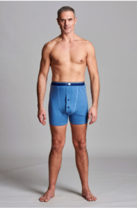 CUI Wear Men's Ostomy High Waist Fitted Trunk w/ Internal Pocket | Small | Denim | LT26 | 1 Item