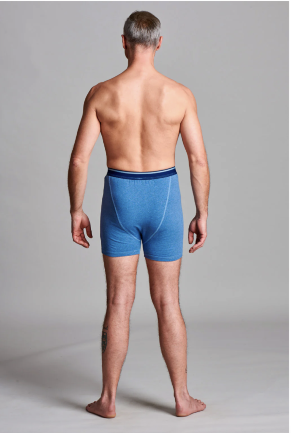 CUI Wear Men's Ostomy High Waist Fitted Trunk w/ Internal Pocket | Small | Denim | LT26 | 1 Item