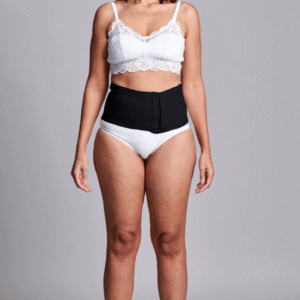 CUI Wear Unisex Anti Roll Wraparound Ostomy Hernia Support Belt | X-Small 6" Deep | Black | CUI F650XS | 1 Item