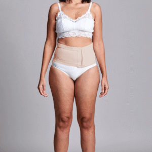 CUI Wear Unisex Anti Roll Wraparound Ostomy Hernia Support Belt | X-Small 6" Deep | Beige | CUI F651S | 1 Item