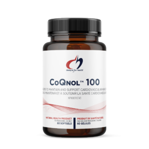 Designs for Health CoQnol 100 | COQ100-CN | 60 Softgels