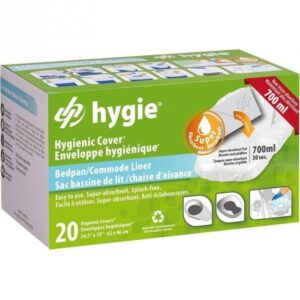 Hygie HyGenic Bedpan and Commode Covers | HYGI CLBI000 | Box of 20