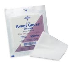 Medline Avant Gauze Sponge | 4" x 4" | MDL NON21444 | Box of 50