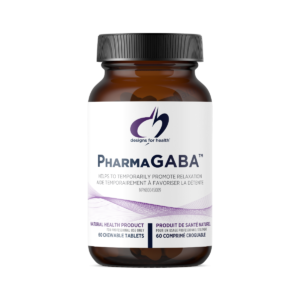 Designs for Health PharmaGABA | PGAB60-CN | 60 Chewable Tablets