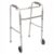 Airway Single Button Folding Walker | 2 Wheels | AIR 5051-W | 1 Item