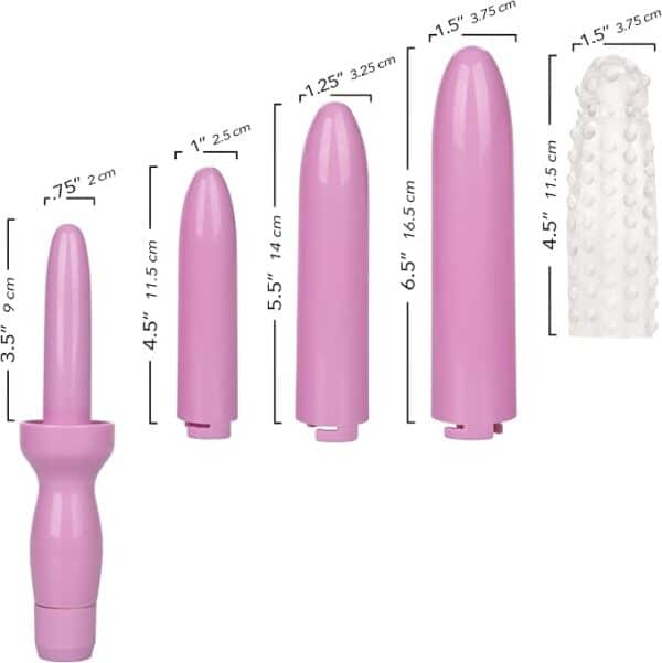 Dr. Laura Berman Intimate Basics Vaginal Dilator Kit | 3 Sizes | Pink | SE9711-14-3 | 1 Set